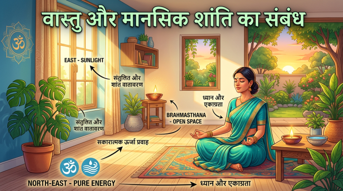 वास्तु और मानसिक शांति का शांतिपूर्ण संबंध